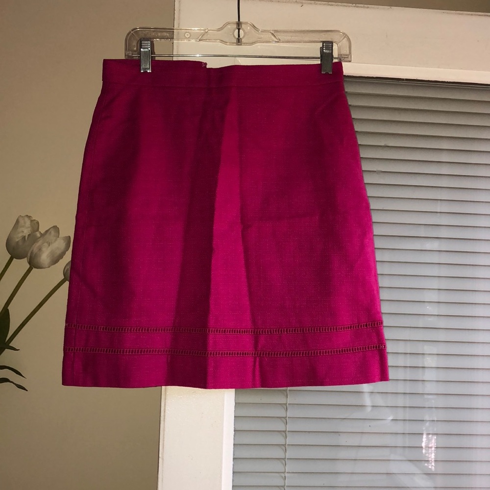 Ann Taylor Petite Cutout A-Line Skirt
